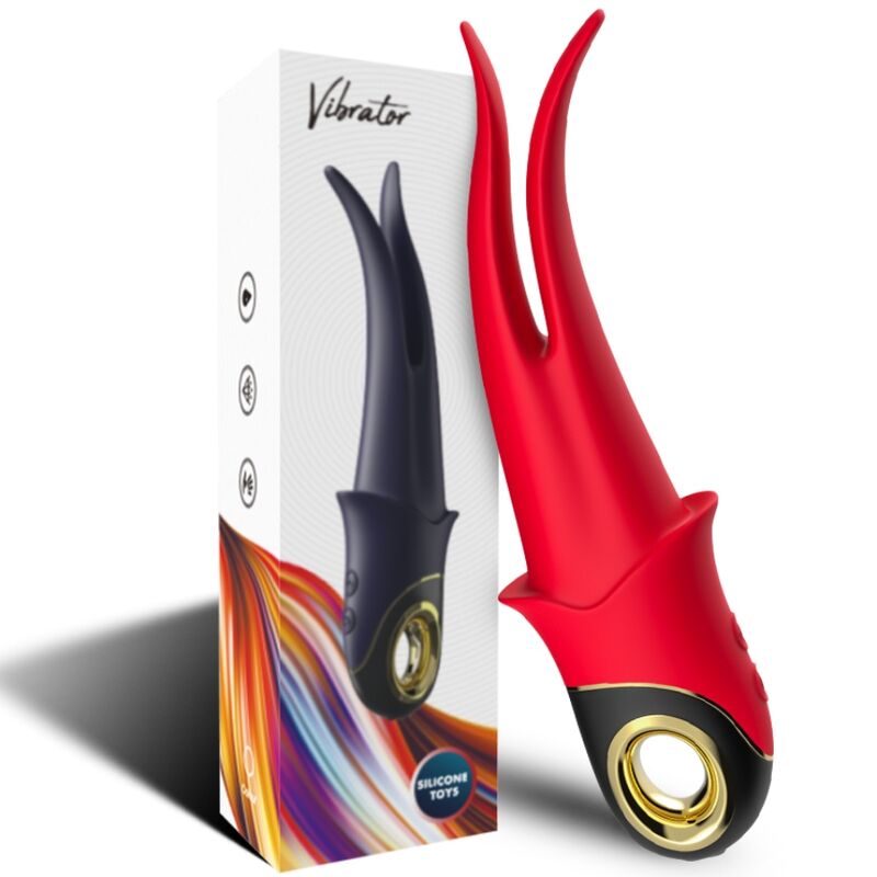 Armony - Shadow Vibrator Doppelkopf Teasing Rot