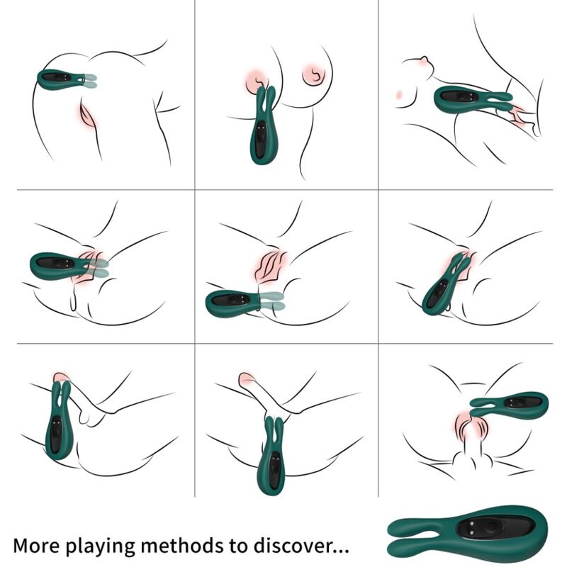 Armony - Stimulator & Vibrator Kaninchen Grün