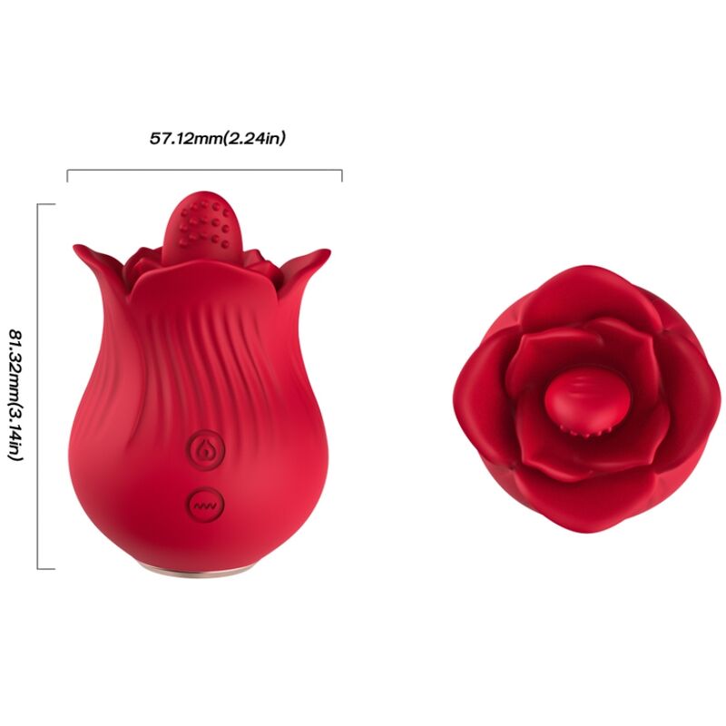 Armony - Rosa Vibrator & Stimulator Rot
