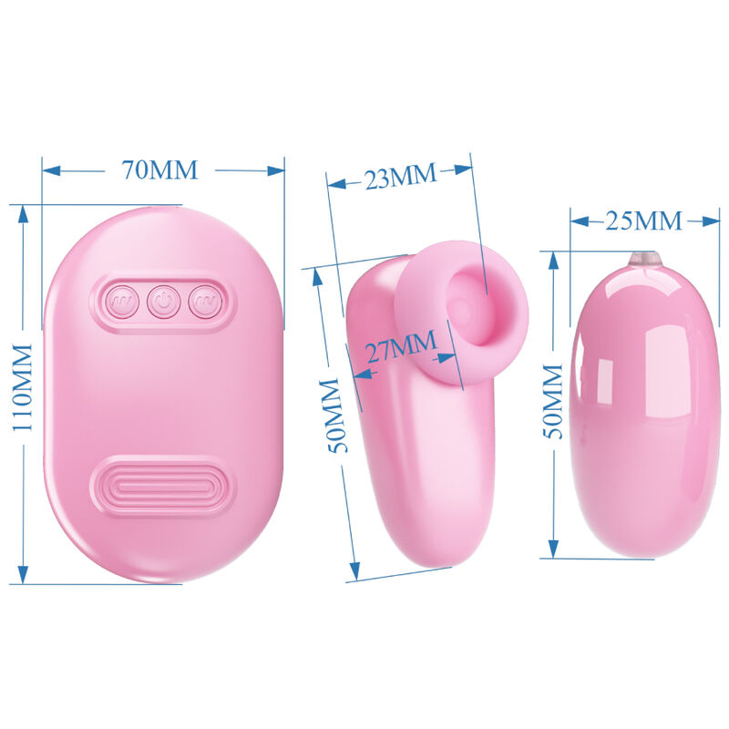 Pretty Love - Magic Box Vibrationskugel & Rosa Stimulator