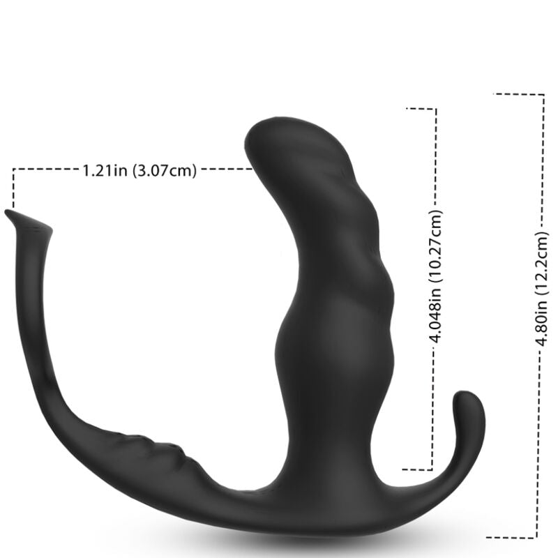 Armony - Knight Vibrator Anal Prostata & Ring Fernbedienung Schwarz