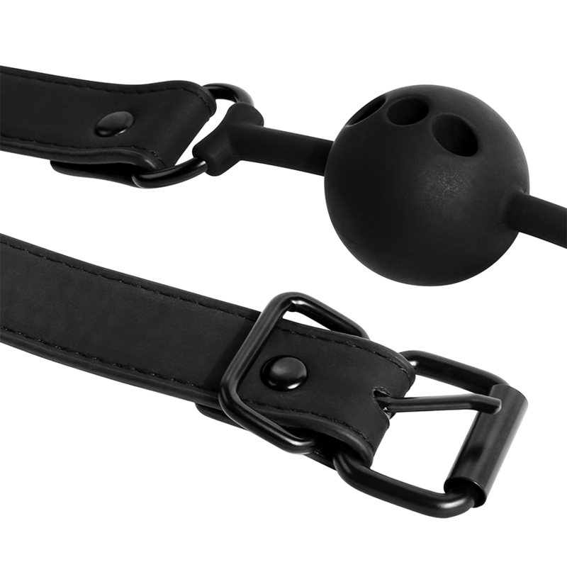 Fetish Submissive Bondage - Atmungsaktiver Ballknopf aus Silikon