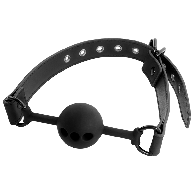 Fetish Submissive Bondage - Atmungsaktiver Ballknopf aus Silikon