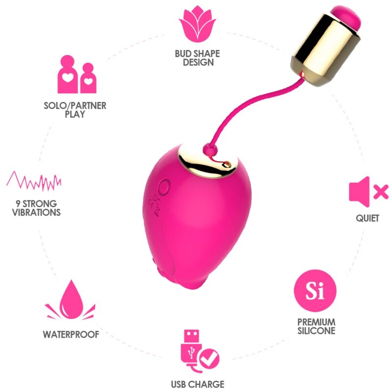 Armony - Mandala Eivibrator g-Spot Fernbedienung Fuchsia