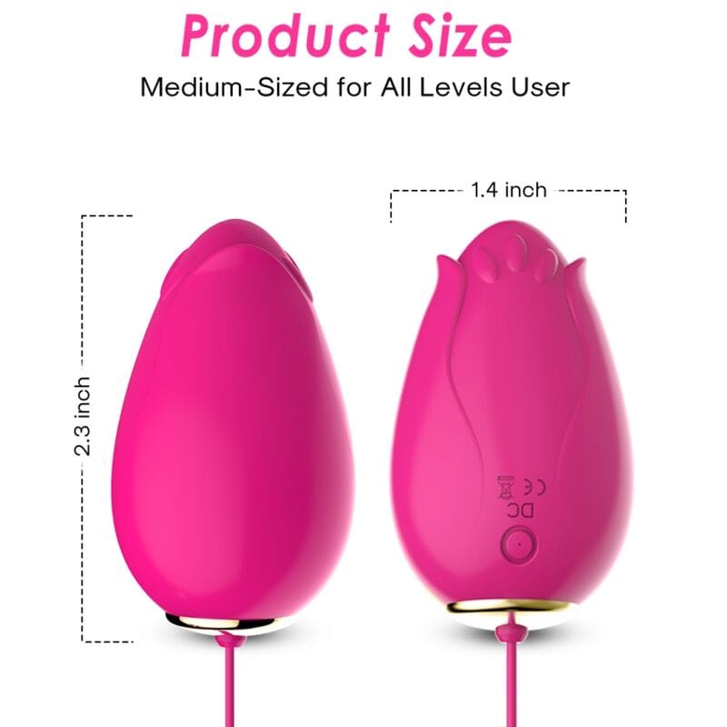 Vibrator Mandala Eivibrator g-Spot Fernbedienung Fuchsia