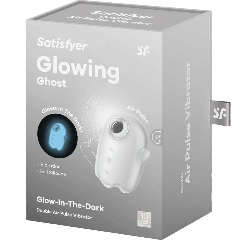 Satisfyer - Glowing Ghost Air Pulse & Vibrator Weiss
