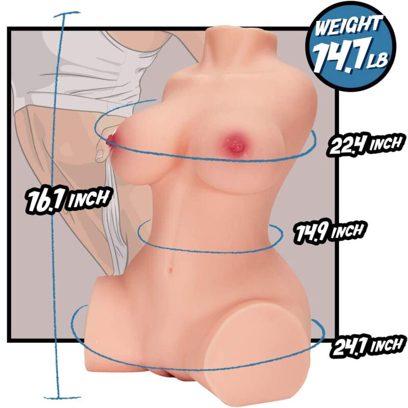 Armony - Realistisches Weibliches Torsomodell 10