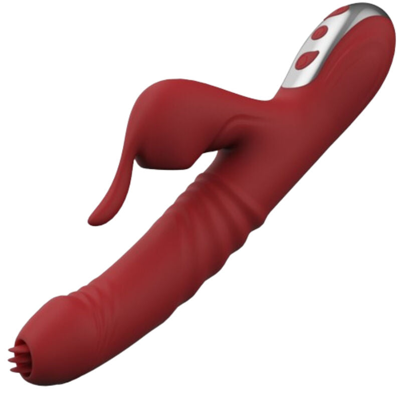 Armony - Suck Vibrator & Sauger mit Stimulierender Zunge Burgund