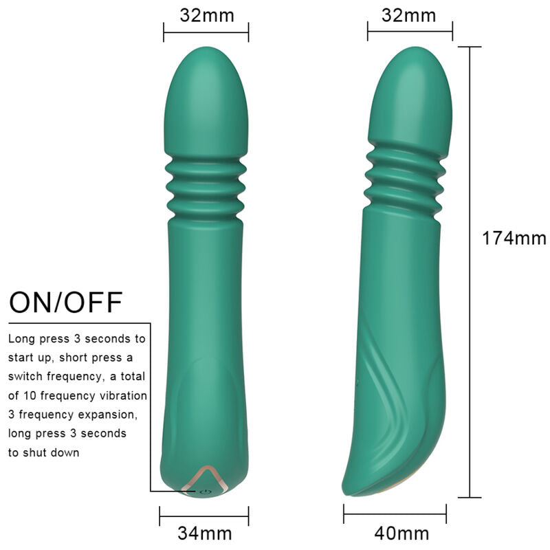 Armony - Grüner g-Spot-Vibrator & Stiefen