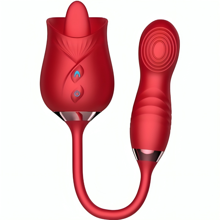 Armony - Delight Flower Vibrator & Bumping mit Roter Zunge