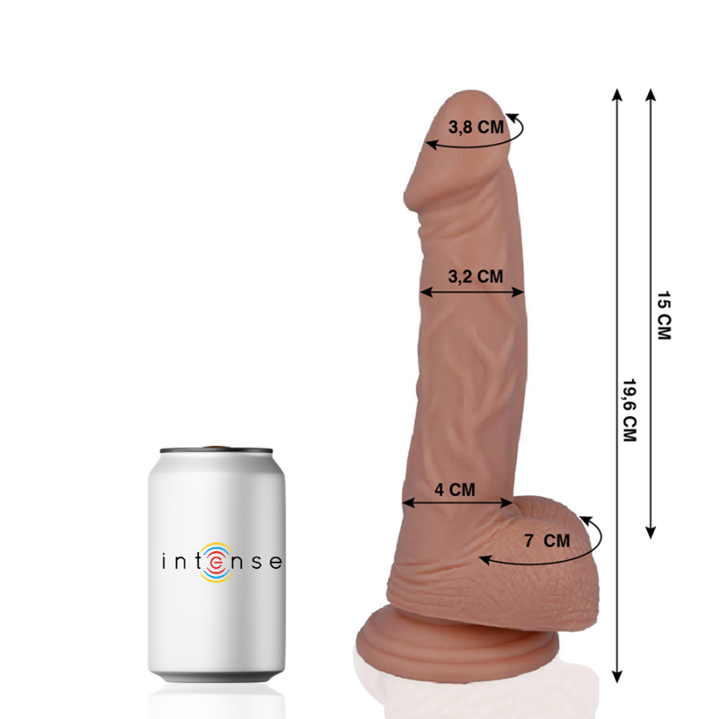 Mr Intense - 16 Realistic Penis 19.6 cm-x-3.2 cm