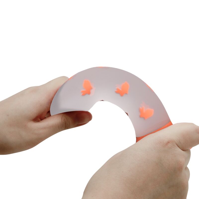 Pretty Love - Magischer Nacht-Dildo ohne Vibration Leuchtendes Orange