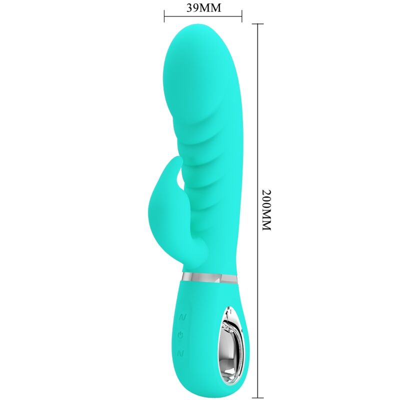 Pretty Love - Prescott Multifunktions-g-Spot-Vibrator Aqua Green