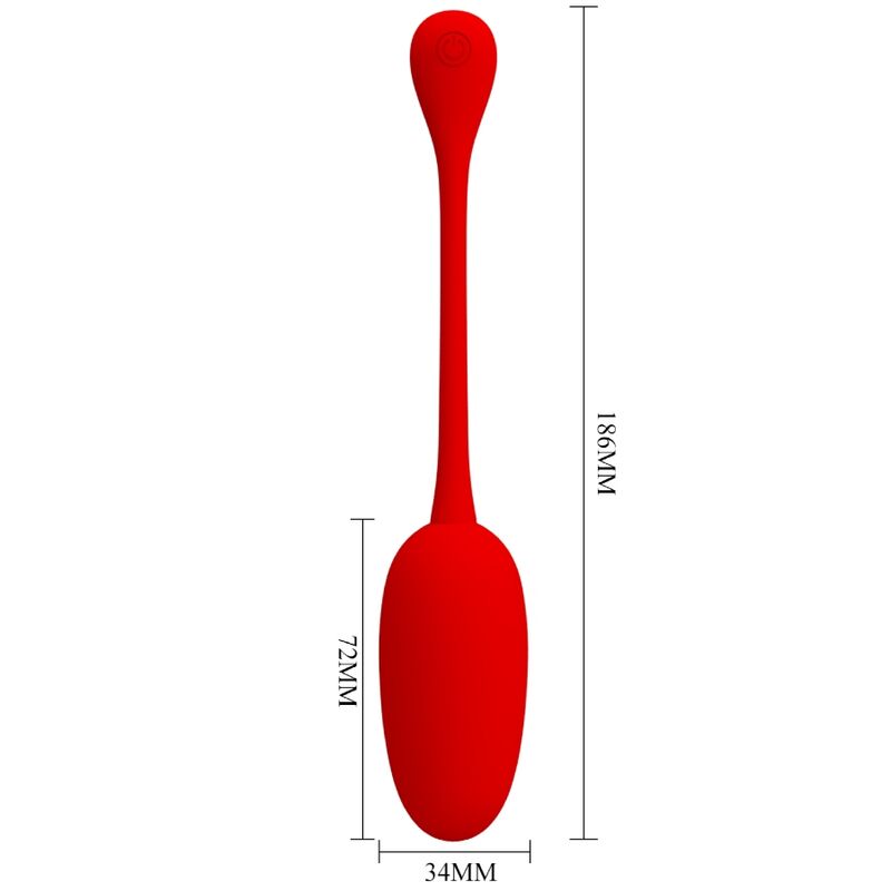 Pretty Love - Knucker Red Wiederaufladbares Vibrations-Ei