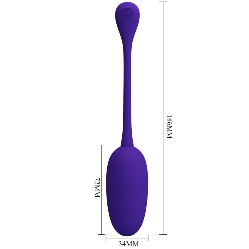 Pretty Love - Knucker Purple Wiederaufladbares Vibrations-Ei