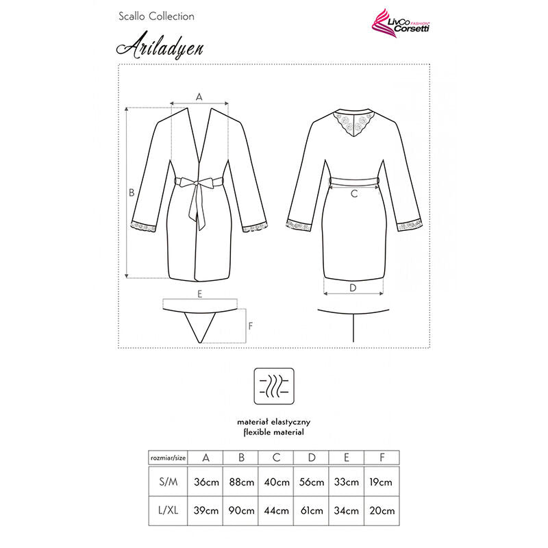 Livco Corsetti Fashion - Ariladyen Lc 90568 Kleid + Hösche Schwarz