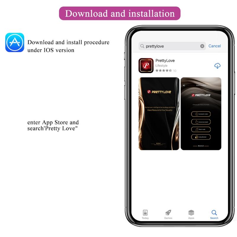 Pretty Love - Jayleen Vibrator mit App-Fernbedienung Lila