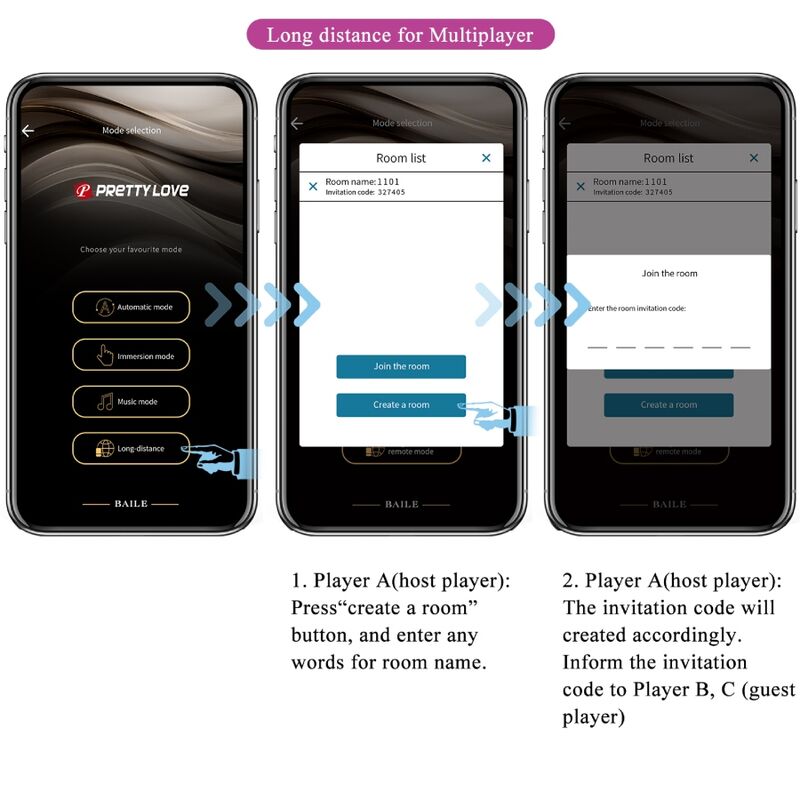 Pretty Love - Catalina Vibrator App Fernbedienung Lila