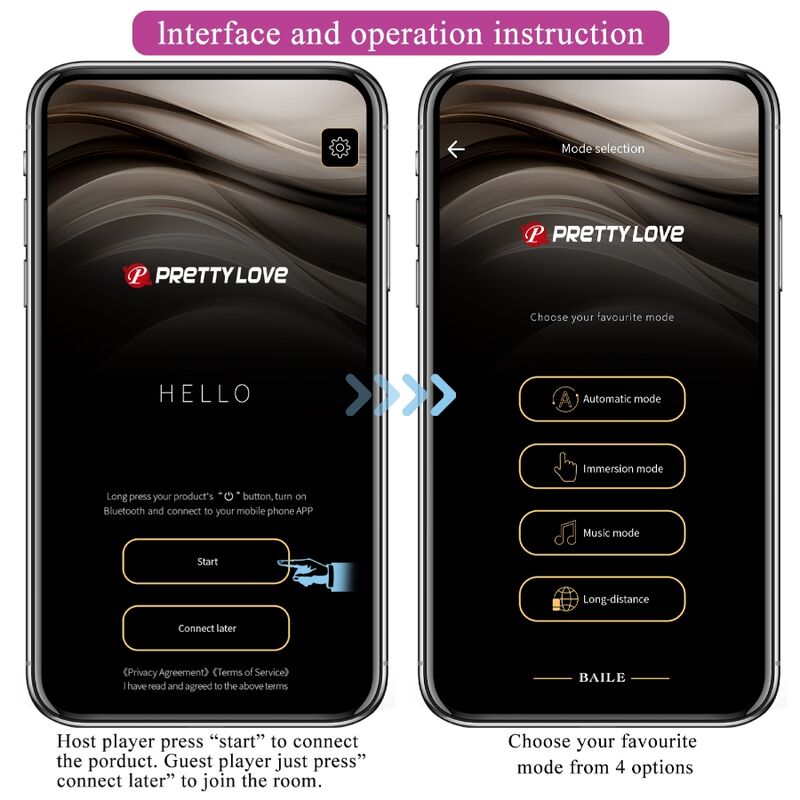 Pretty Love - Jefferson App-Gesteuerter Analstecker Lila
