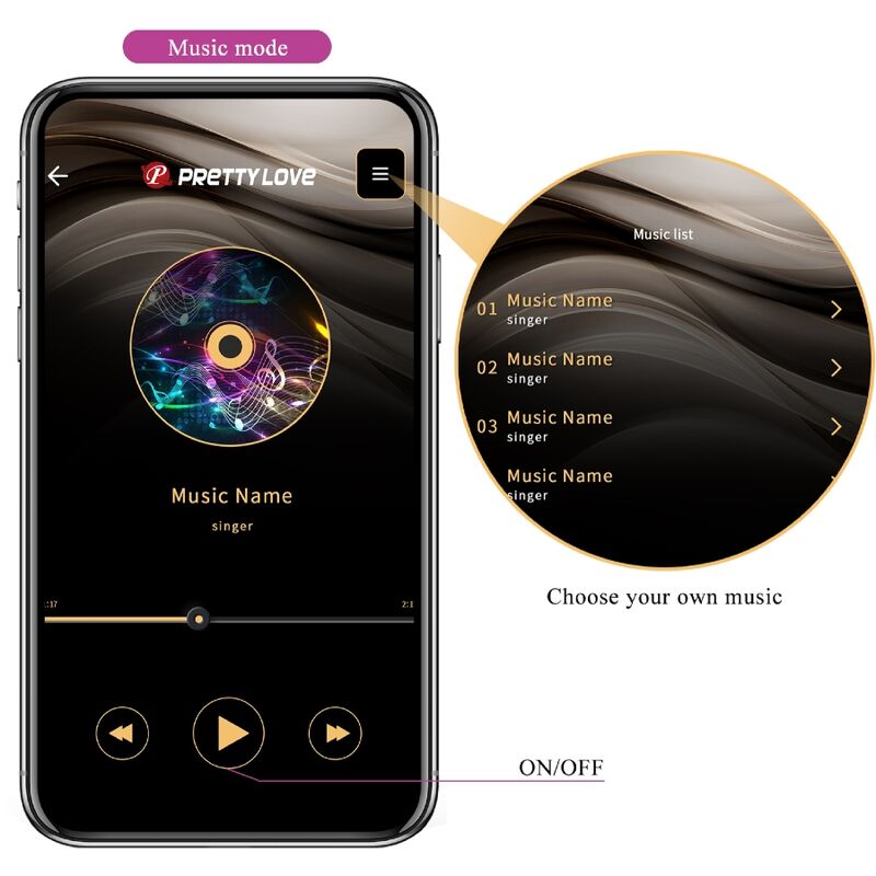 Pretty Love - Jefferson App-Gesteuerter Analstecker Lila