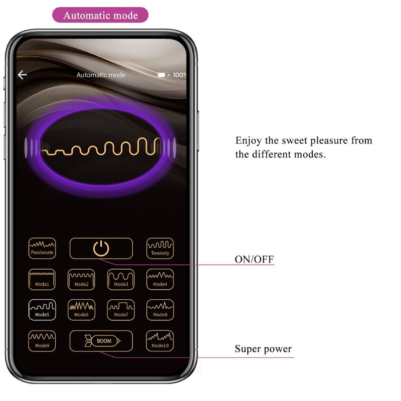 Pretty Love - Elvira Kegel Balls App Fernbedienung Lila