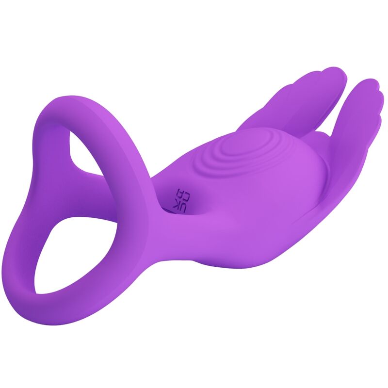 Pretty Love - Silas Vibrant Penis Ring 7 Vibrationen Lila Silikon