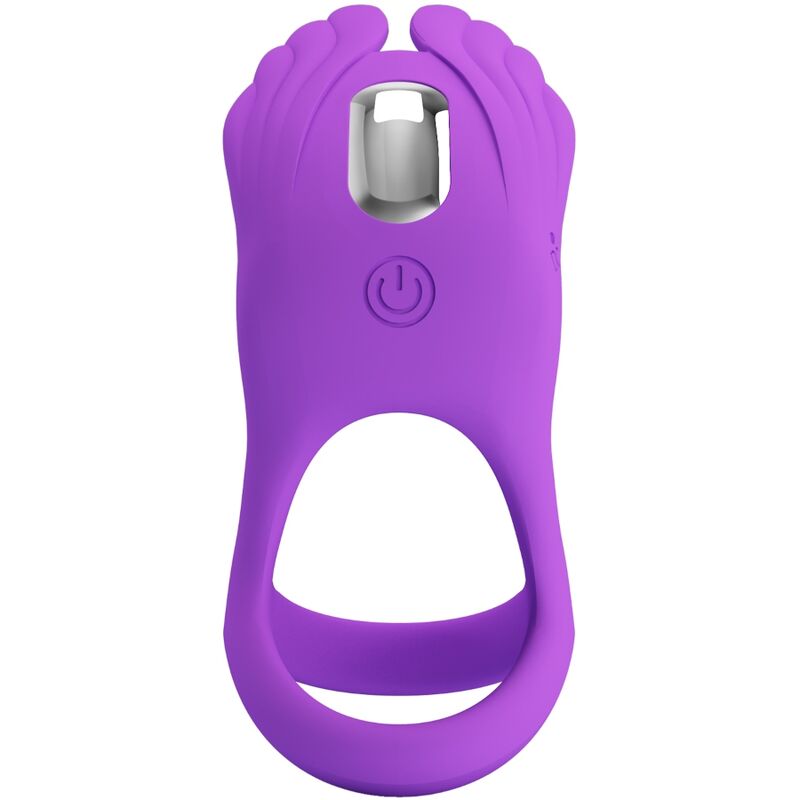 Pretty Love - Silas Vibrant Penis Ring 7 Vibrationen Lila Silikon
