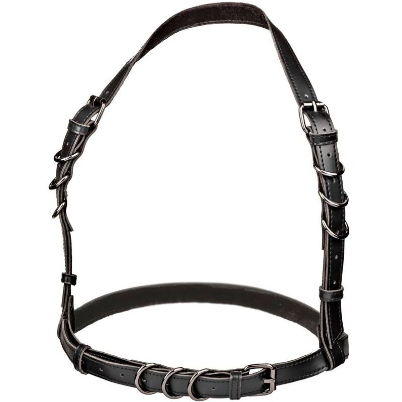 Calexotics - Euphoria plus Size Halter Buckle Harness Schwarz
