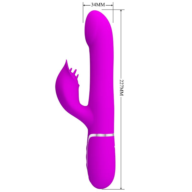Pretty Love - Rabbit Vibrator Perlen Violet