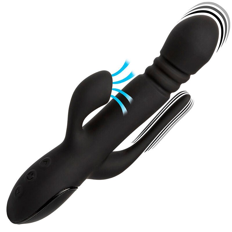 Calexotics - Vibrator Triple Euphoria Schwarz