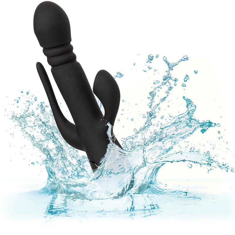 Calexotics - Vibrator Triple Euphoria Schwarz