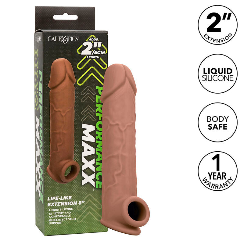 Calexotics - Performance Maxx Lebensnahe Extension 8 Braune Haut