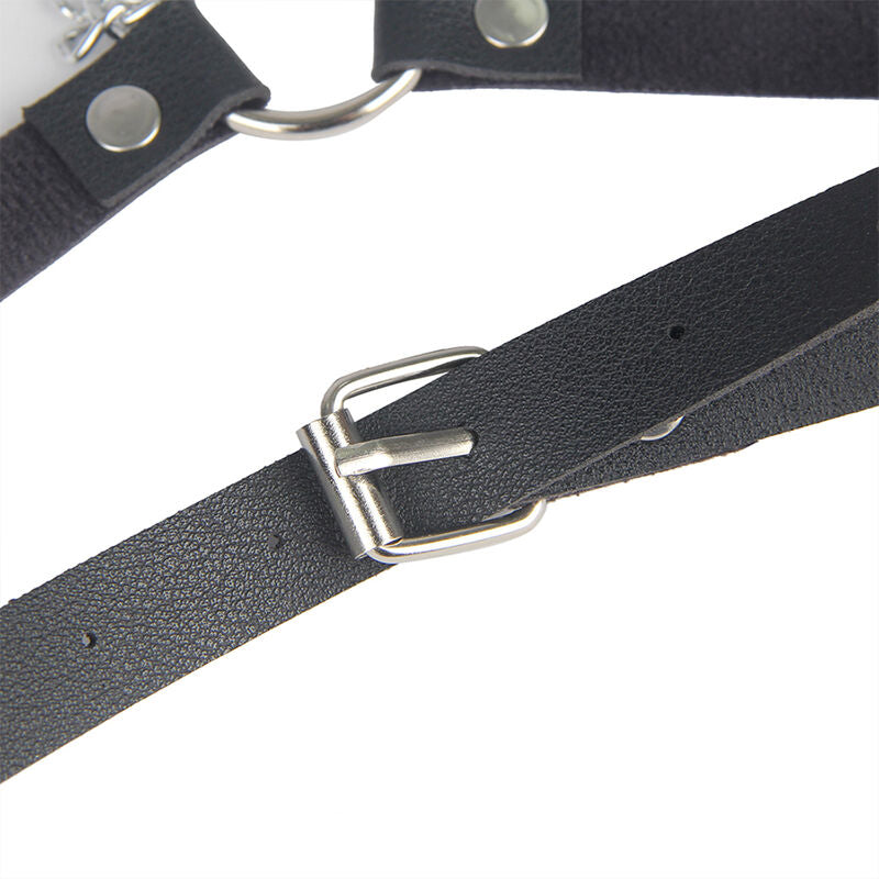 Subblime - Ledergürtel Harness Schwarz Eine Grösse