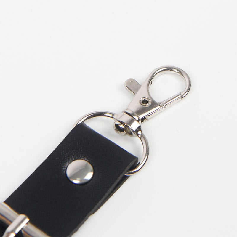 Subblime - Gürtel und Strumpfband mit Ringen und Kette Detail Eine Grösse