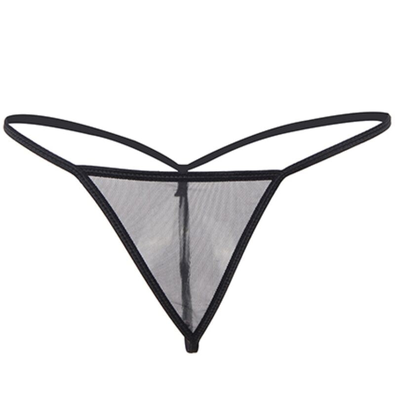 Subblime - Babydoll Stoff Tüll Brust Spitze L/XL