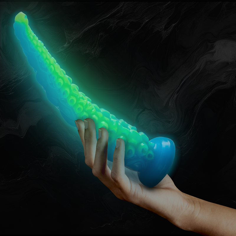 Epic - Scylla Fluoreszierender Dünner Tentakel-Dildo, Grosse Grösse