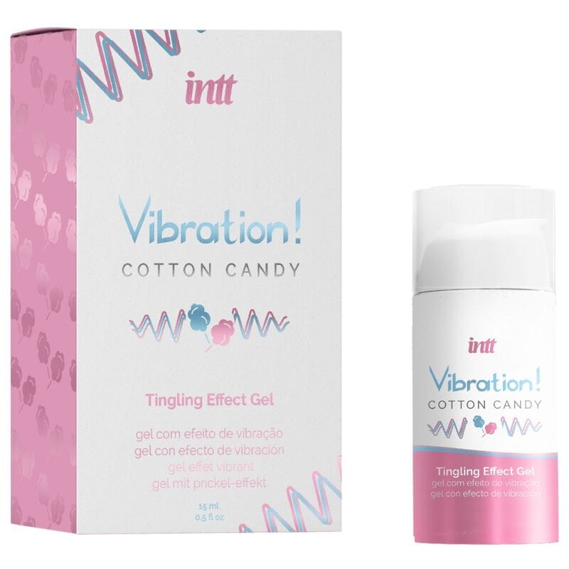 Intt - Kraftvolles Intimulations-Zuckerwatte-Flüssige Vibrator-Gel 15 ml