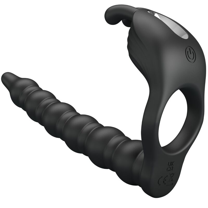 Pretty Love - Blackney Penisringe mit Vibrator-Plug