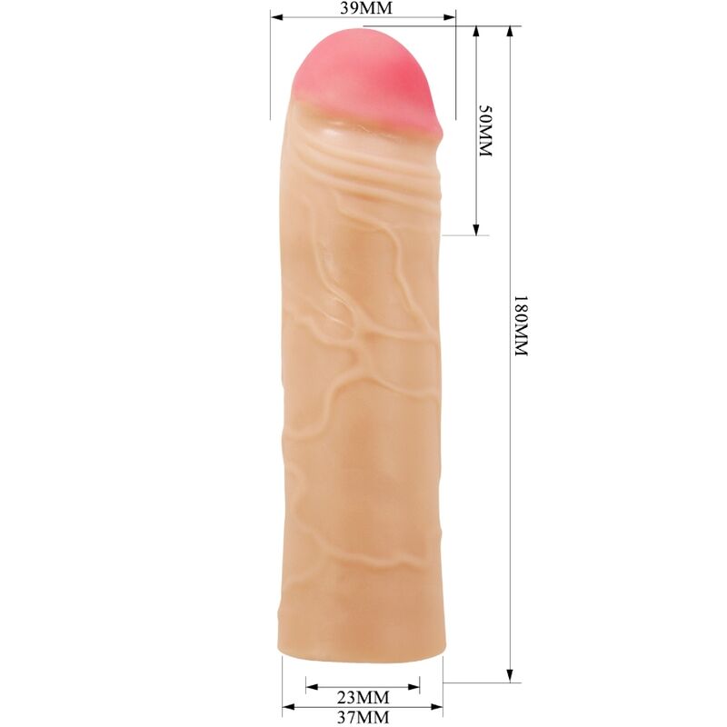 Pretty Love - Chane Penis Extender Cover Fleisch