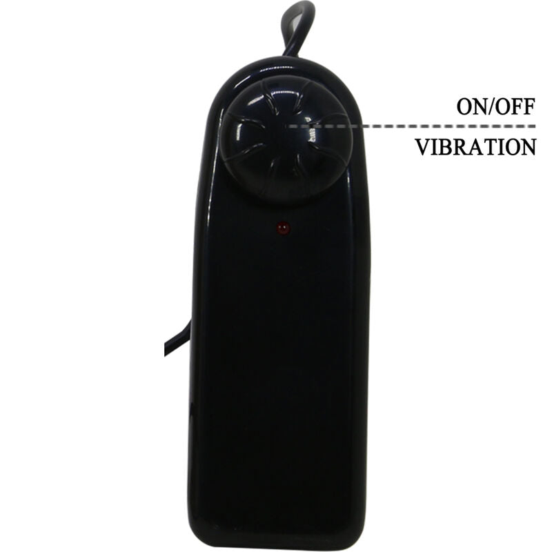 Pretty Love - Starks Harness Slip Multi-Speed Vibration Dildo 17,5 cm Hellbraun