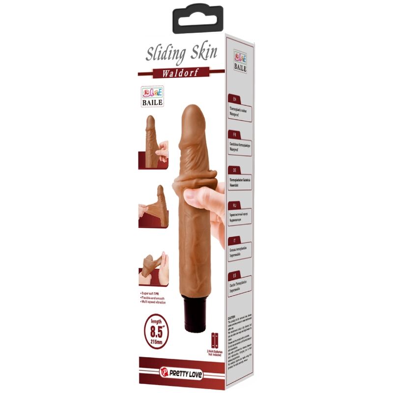 Pretty Love - Waldorf Realistischer Vibrator 18 cm-x-4 cm