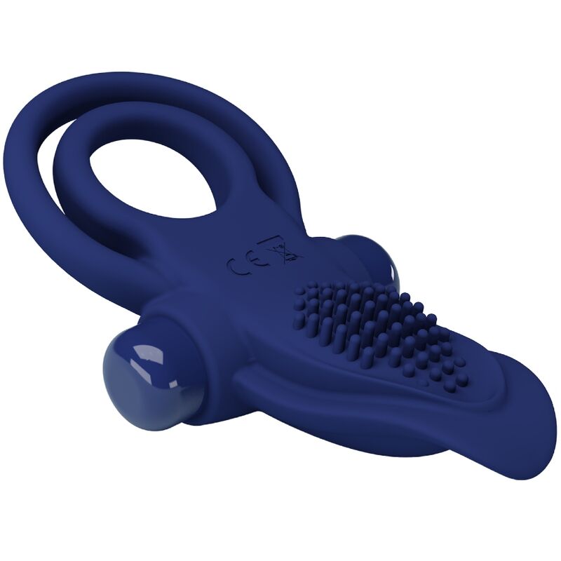 Pretty Love - Bronson Doppelring mit Vibration Blau
