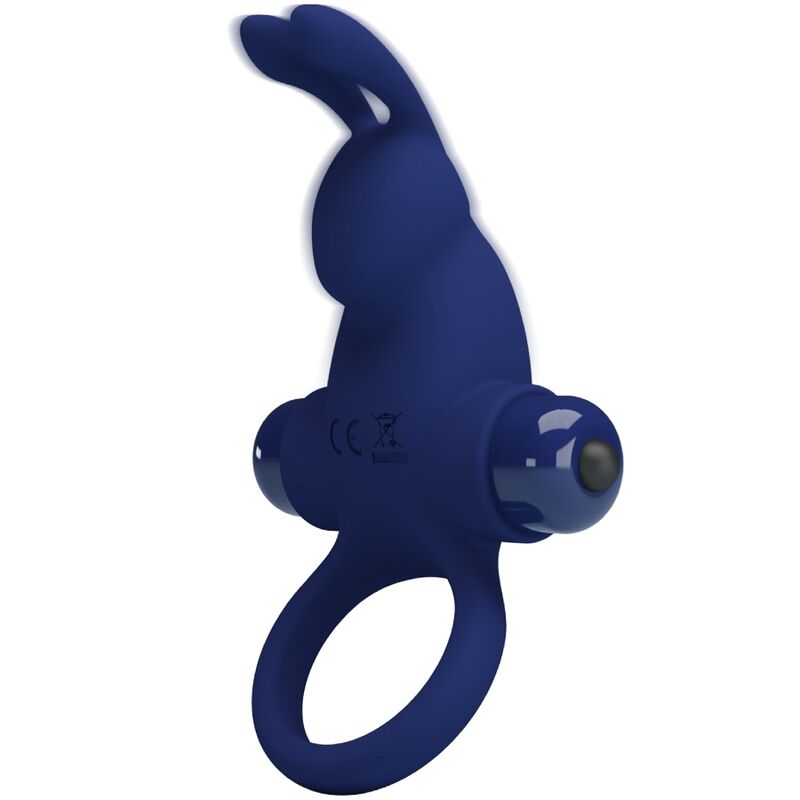 Pretty Love - Jiro Kaninchenring mit Vibration Blau