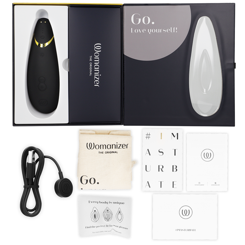 Womanizer - Premium 2 Klitoralstimulator Schwarz