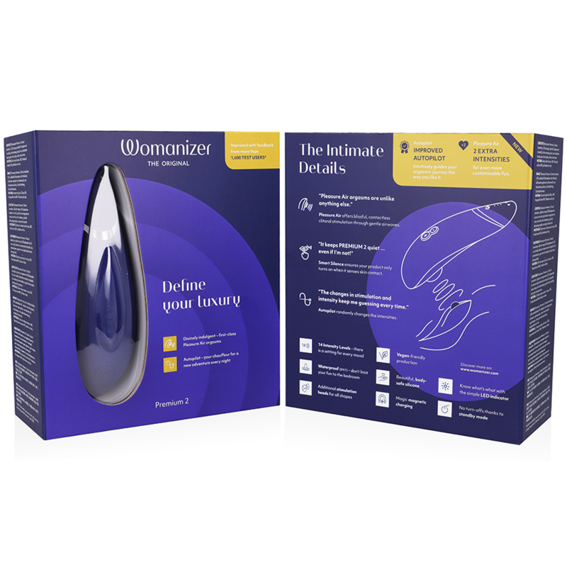 Womanizer - Premium 2 Klitoralstimulator Blaubeere