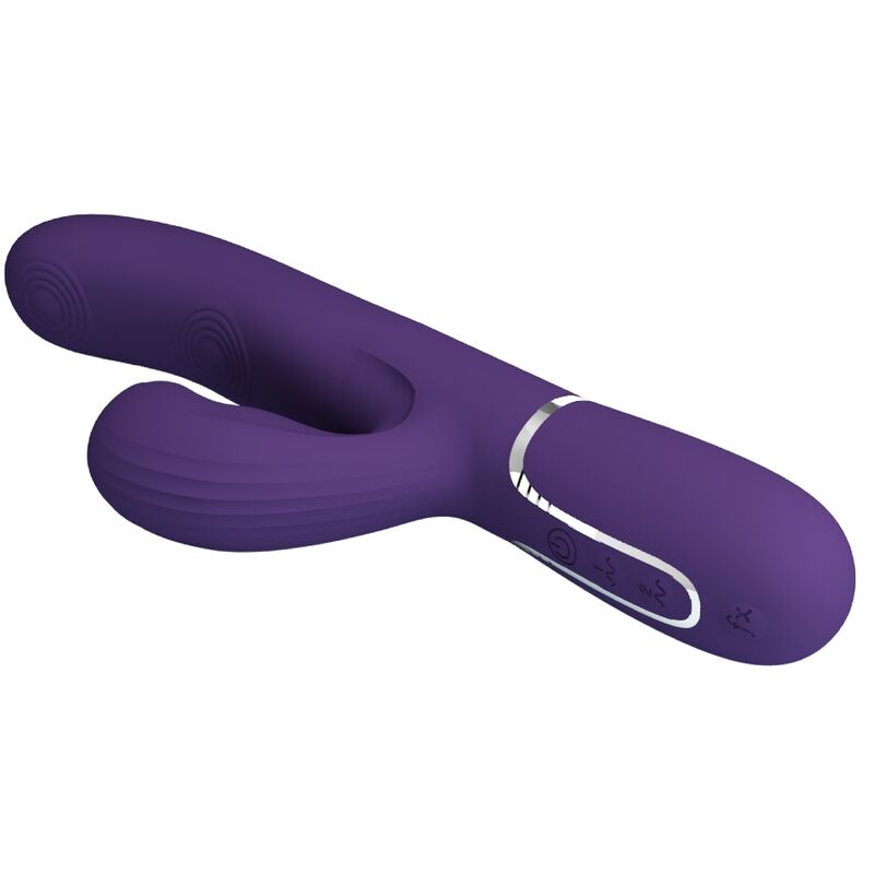 Pretty Love - Perlita g-Spot Vibrator 3 in 1 Multifunktions-Lila