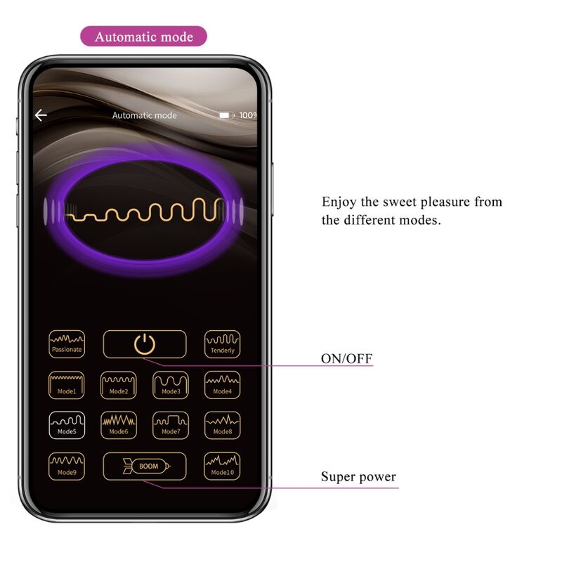 Pretty Love - Hector Elektroschock-Vibrator Kostenlose App Violett