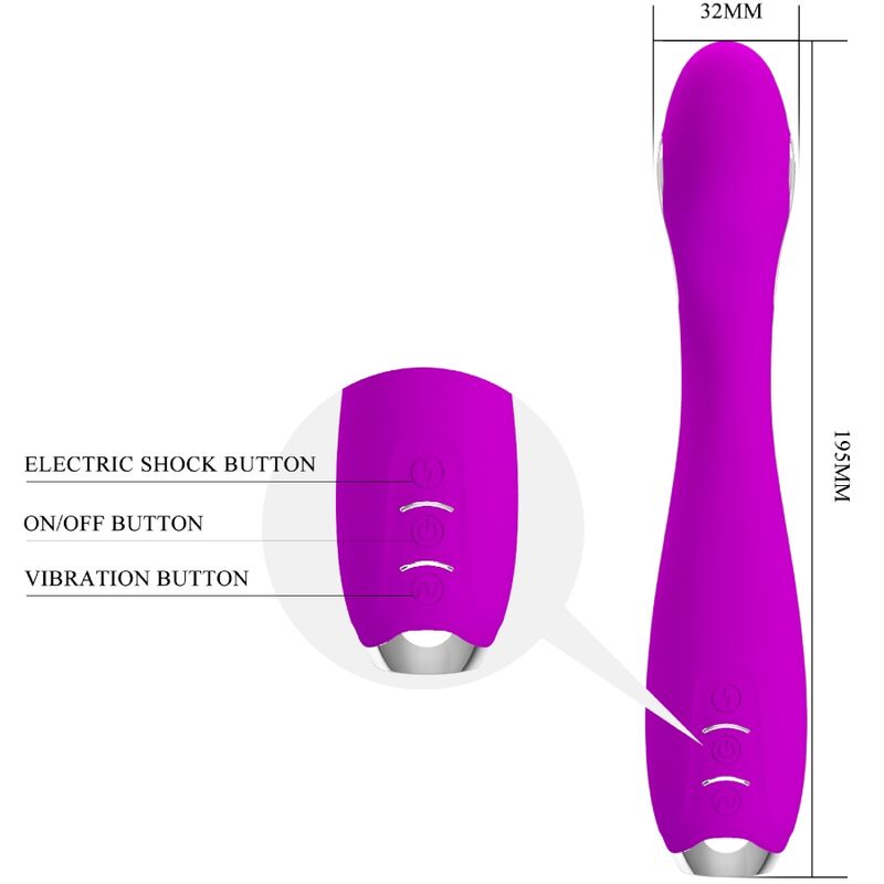 Pretty Love - Hector Elektroschock-Vibrator Kostenlose App Violett
