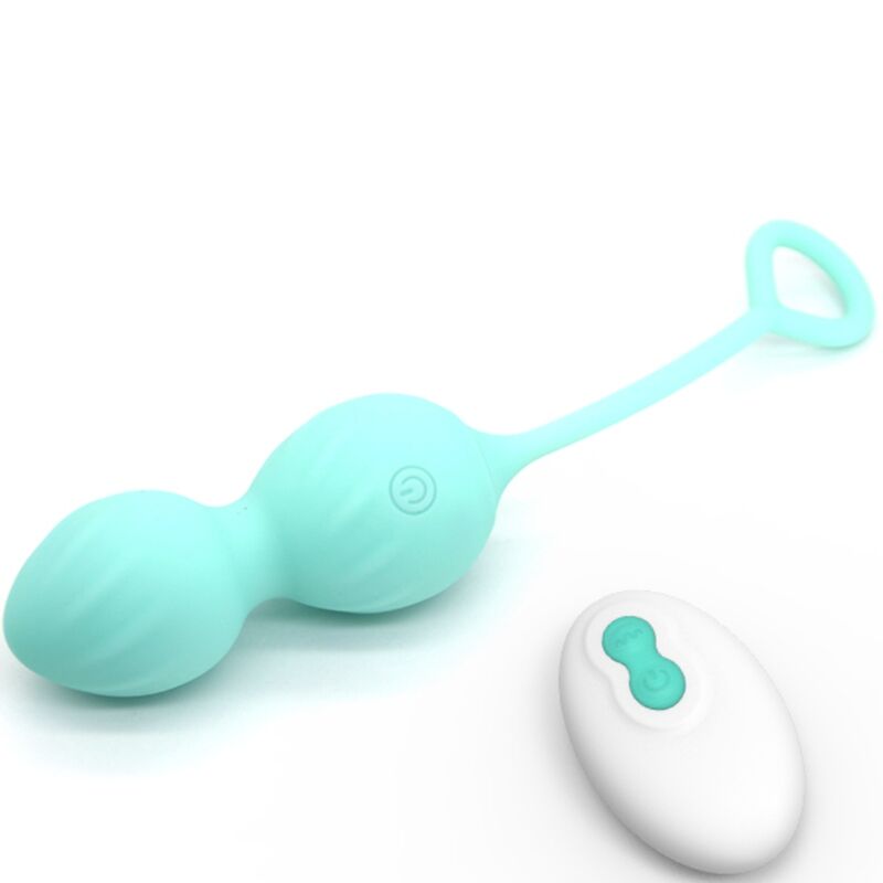 Armony - Blossoms Vaginal Hantel Vibration Fernbedienung 10 Vibrationen Grün