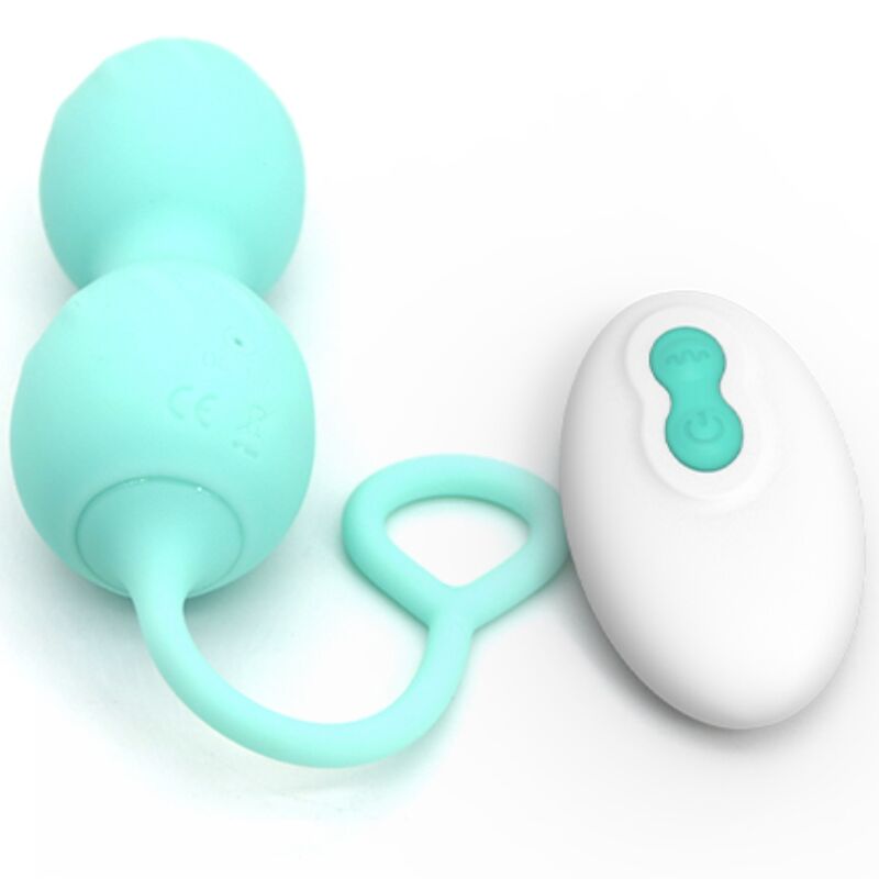 Armony - Blossoms Vaginal Hantel Vibration Fernbedienung 10 Vibrationen Grün